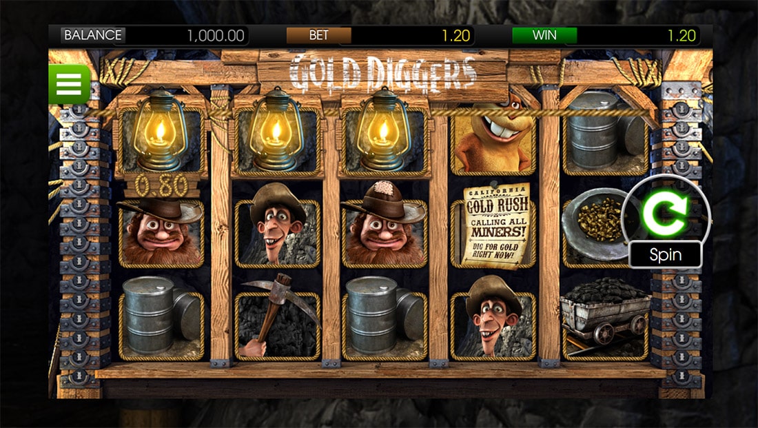 Игровой автомат Gold Diggers играть бесплатно. 